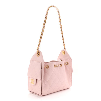 Chanel Caviar Quilted Mini Chanel 25 Handbag Light Pink 3 of 11