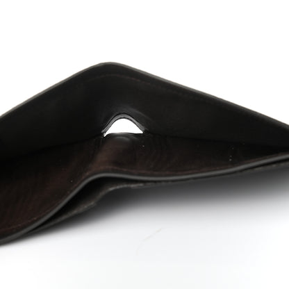 Fendi Glazed Fabric Vitello King FF 1974 Diagonal Bi-Fold Wallet Tobacco Moro Cuoio 6 of 9