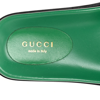 Gucci Nappa GG Matelasse Flat Slide Sandals 36 New Shamarock 8 of 11