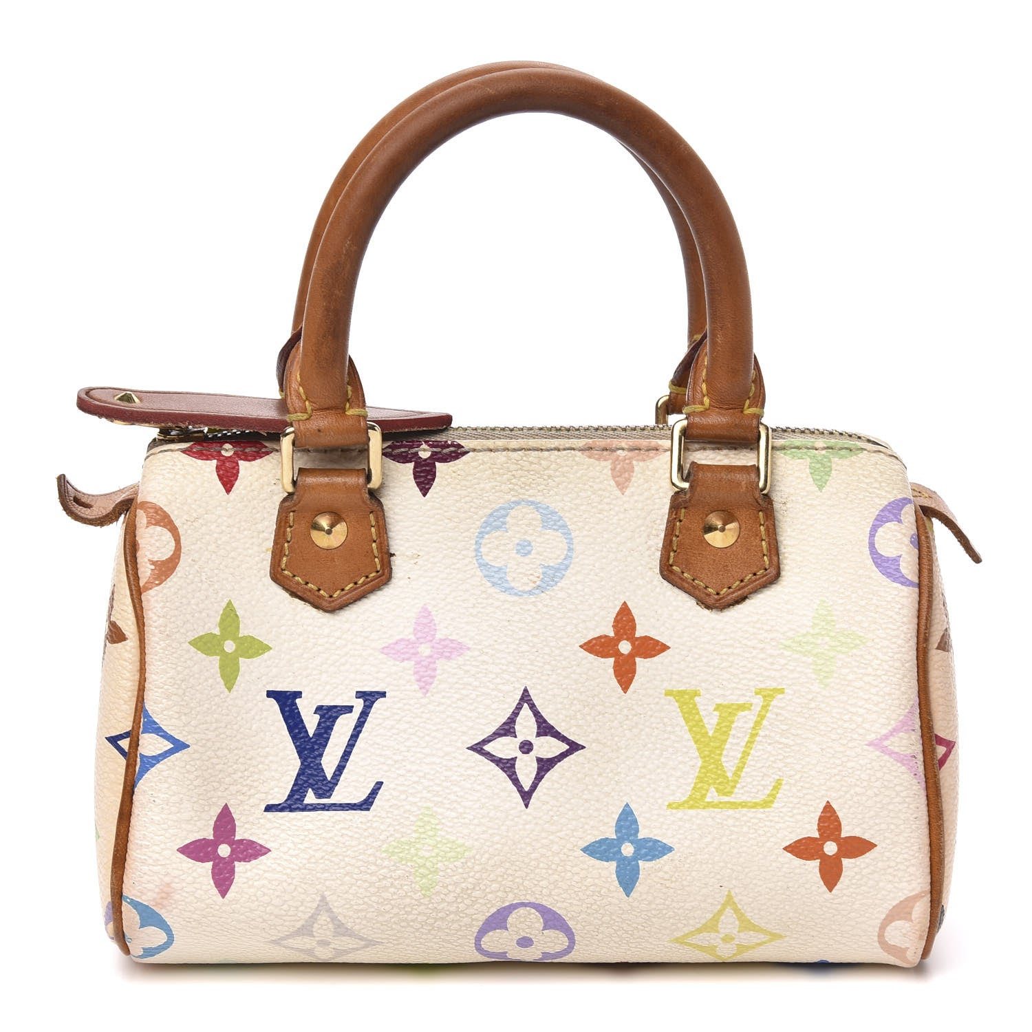Louis Vuitton Monogram Multicolor Mini Sac HL Speedy White 1 of 12