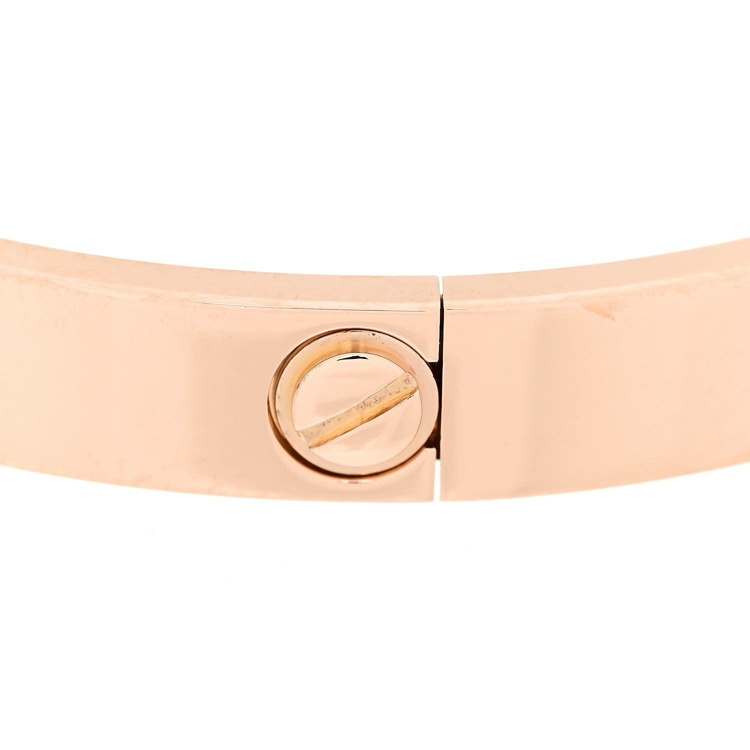 Cartier 18K Pink Gold 4 Diamond LOVE Bracelet 18 9 of 10