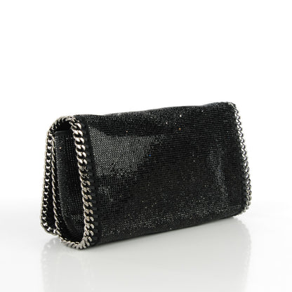 Stella McCartney Crystal Falabella Crossbody Bag Black 2 of 7
