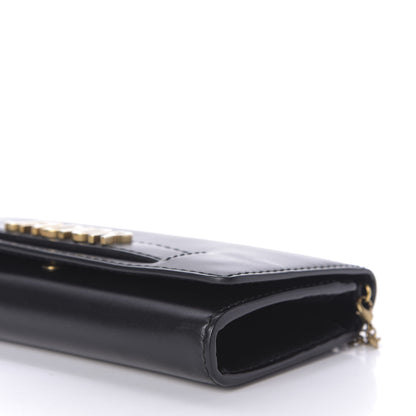 Christian Dior Smooth Calfskin J'adior Croisiere Chain Wallet Black 7 of 9