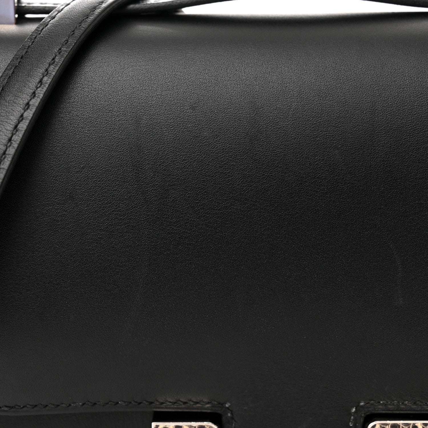 Hermes Veau Monsieur Lizard Constance 18 Black Ombre 11 of 12