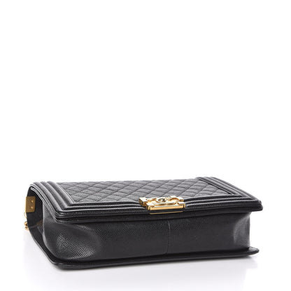 Chanel Caviar Quilted New Medium Boy Flap Black 4 of 10