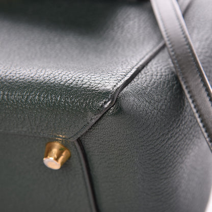 Celine Goatskin Smooth Calfskin Mini Belt Bag Dark Green 16 of 18