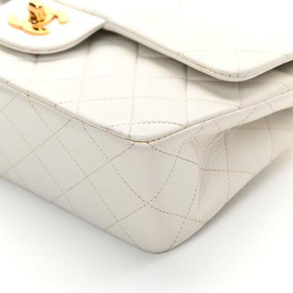 Chanel Lambskin Quilted Small Double Flap White 11 of 25