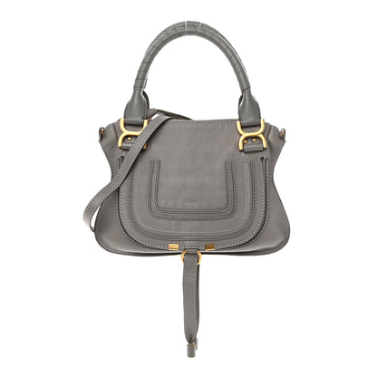Chloe Calfskin Small Marcie Satchel Cashmere Grey 1 of 10