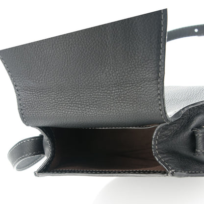 Chloe Calfskin Mini Marcie Round Crossbody Bag Black 5 of 7
