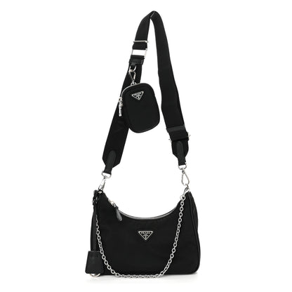 Prada Re-Nylon Saffiano Re-Edition 2005 Shoulder Bag Black 1 of 14