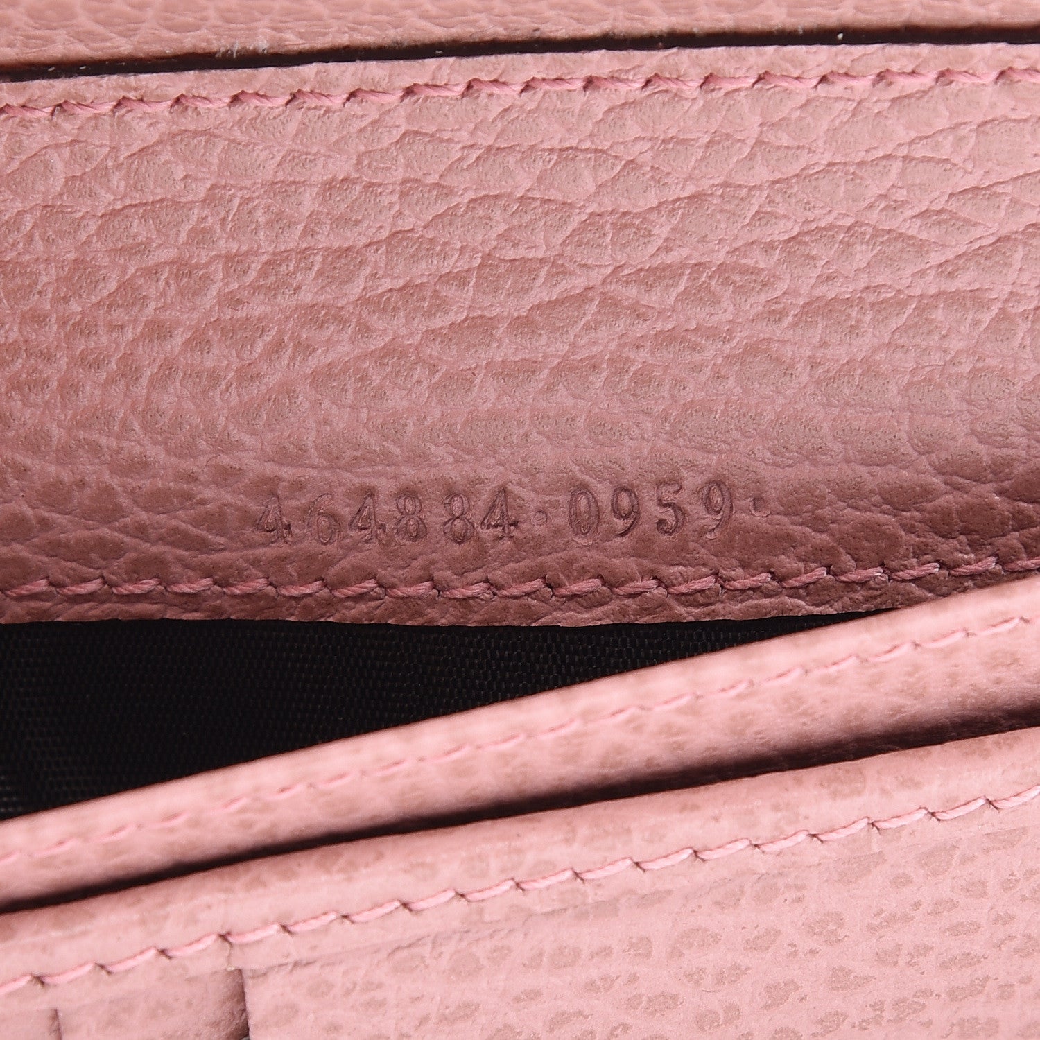 Gucci Dollar Calfskin Medium GG Zip Around Wallet Soft Pink 7 of 10