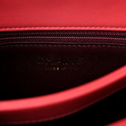 Chanel Lambskin Quilted Small Trendy CC Flap Dual Handle Bag Red 6 of 11