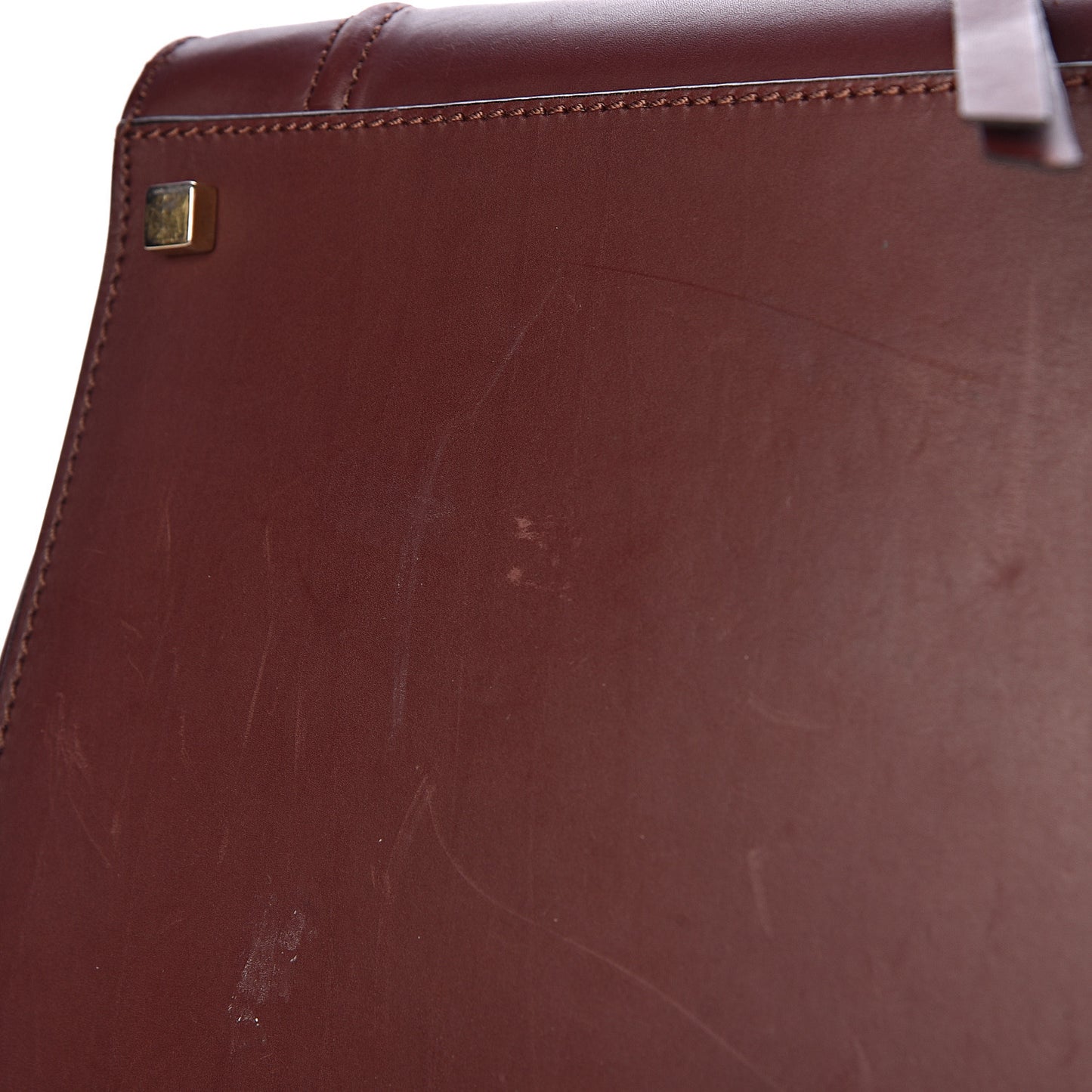 Natural Calfskin Medium Phantom Luggage Burgundy