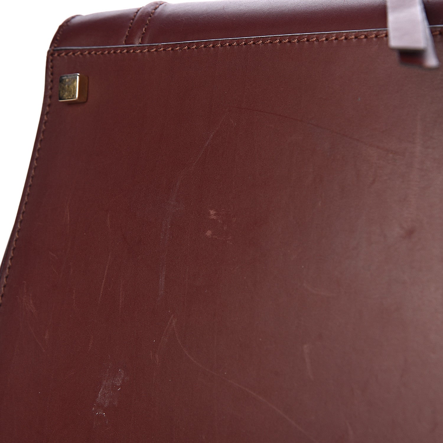 Celine Natural Calfskin Medium Phantom Luggage Burgundy 17 of 17