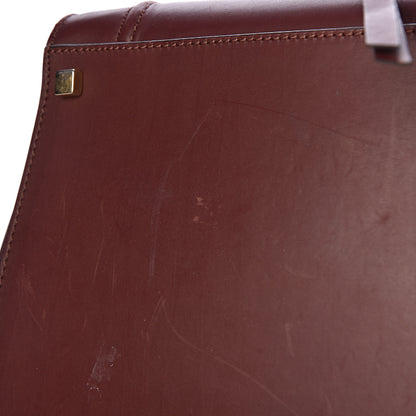 Celine Natural Calfskin Medium Phantom Luggage Burgundy 17 of 17