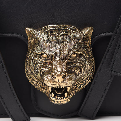 Gucci Calfskin Animalier Shoulder Bag Black 8 of 12