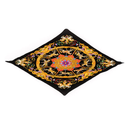 Hermes Silk Plisse Luna Park Scarf 90 2 of 4