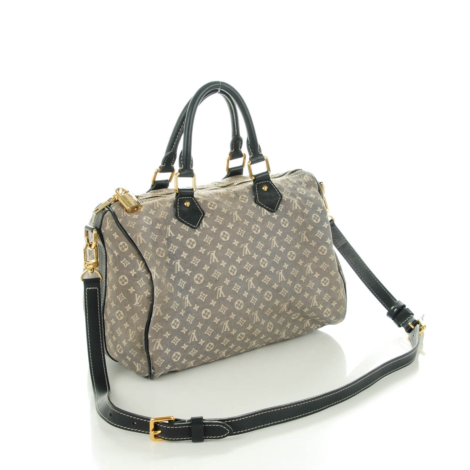 Louis Vuitton Monogram Idylle Speedy Bandouliere 30 Encre 3 of 8