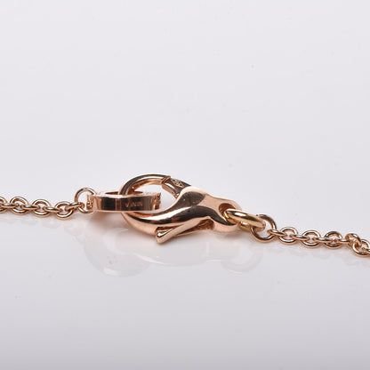 Bulgari 18K Rose Gold Diamond White Ceramic B.Zero1 Necklace 8 of 8