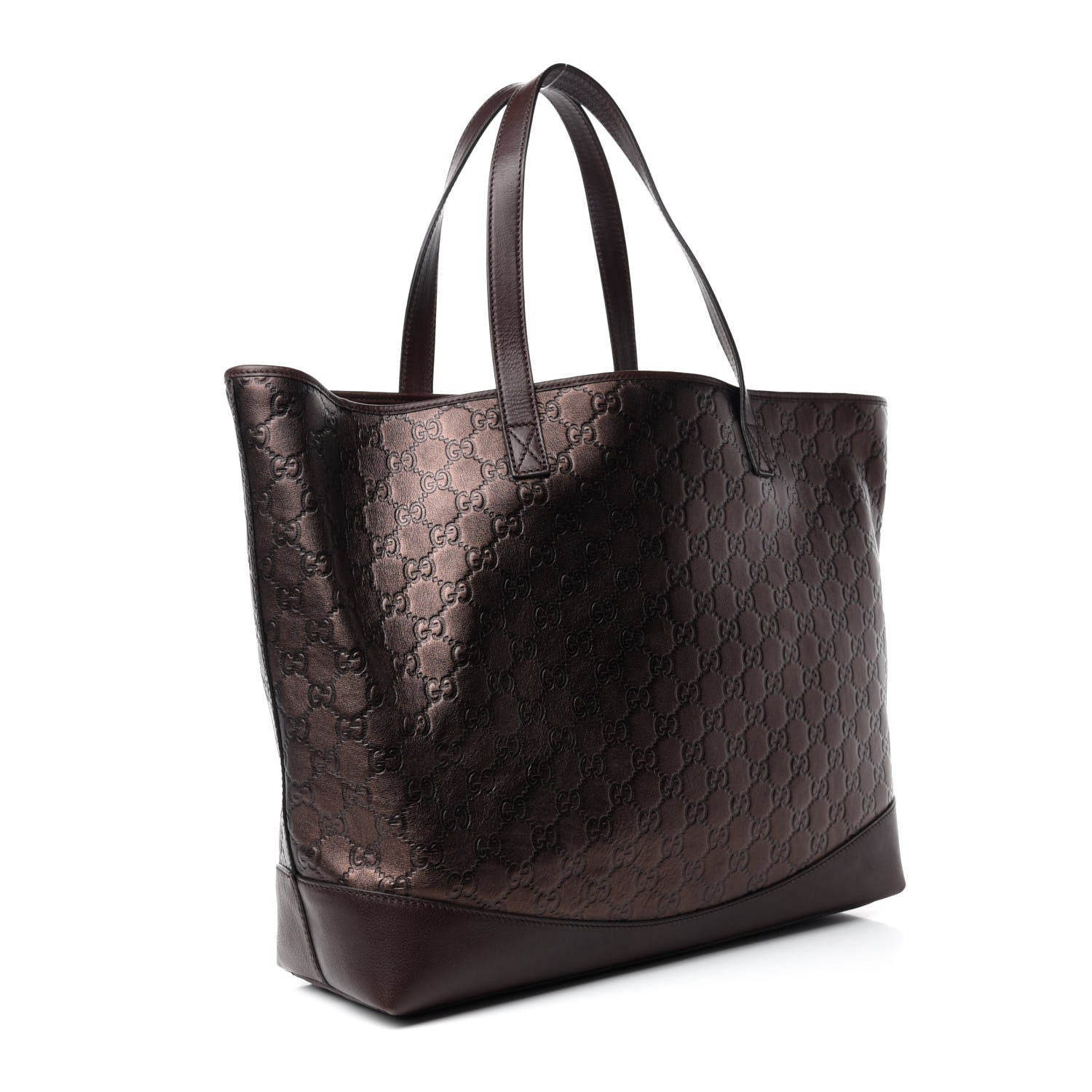 Gucci Guccissima Large Tote Bronze 3 of 10