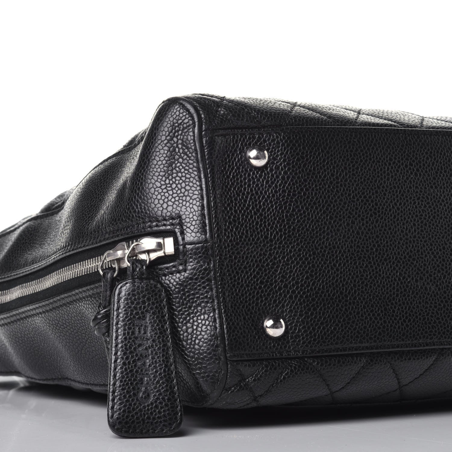 Chanel Caviar Quilted Bowler Black 7 of 8
