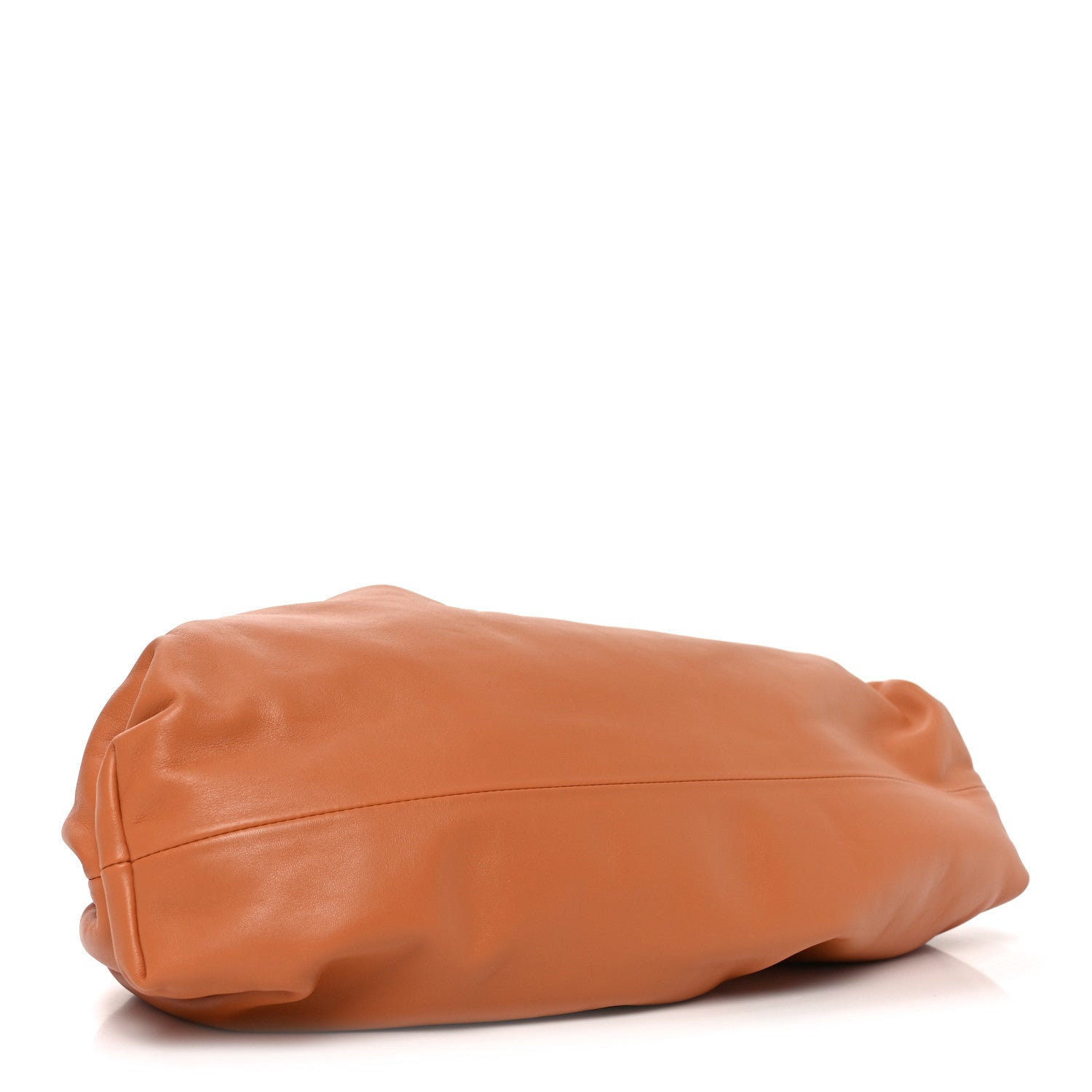 Bottega Veneta Smooth Butter Calf The Pouch Oversized Clutch Clay
