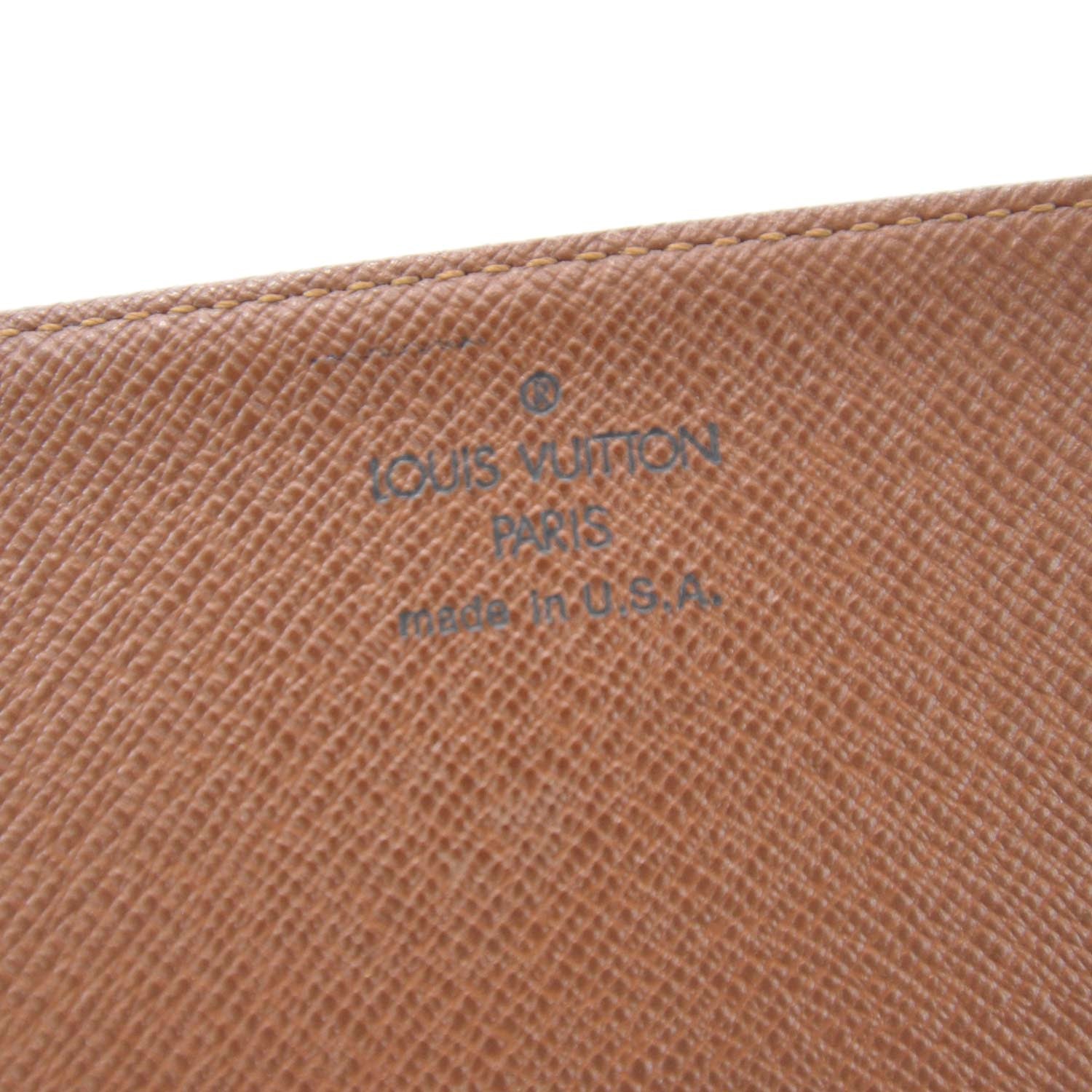 Louis Vuitton Monogram Simple Checkbook Holder Wallet 5 of 6