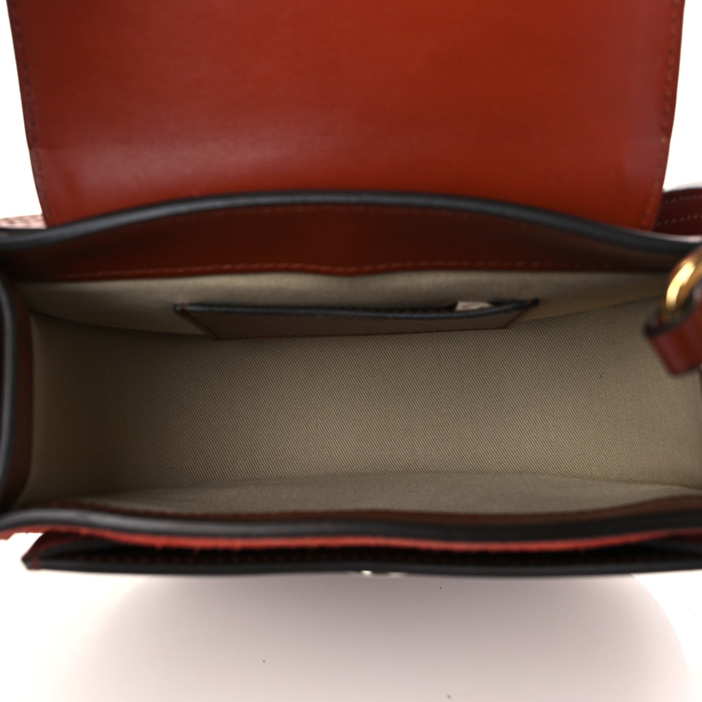 Calfskin Small Tess Bag Sepia Brown