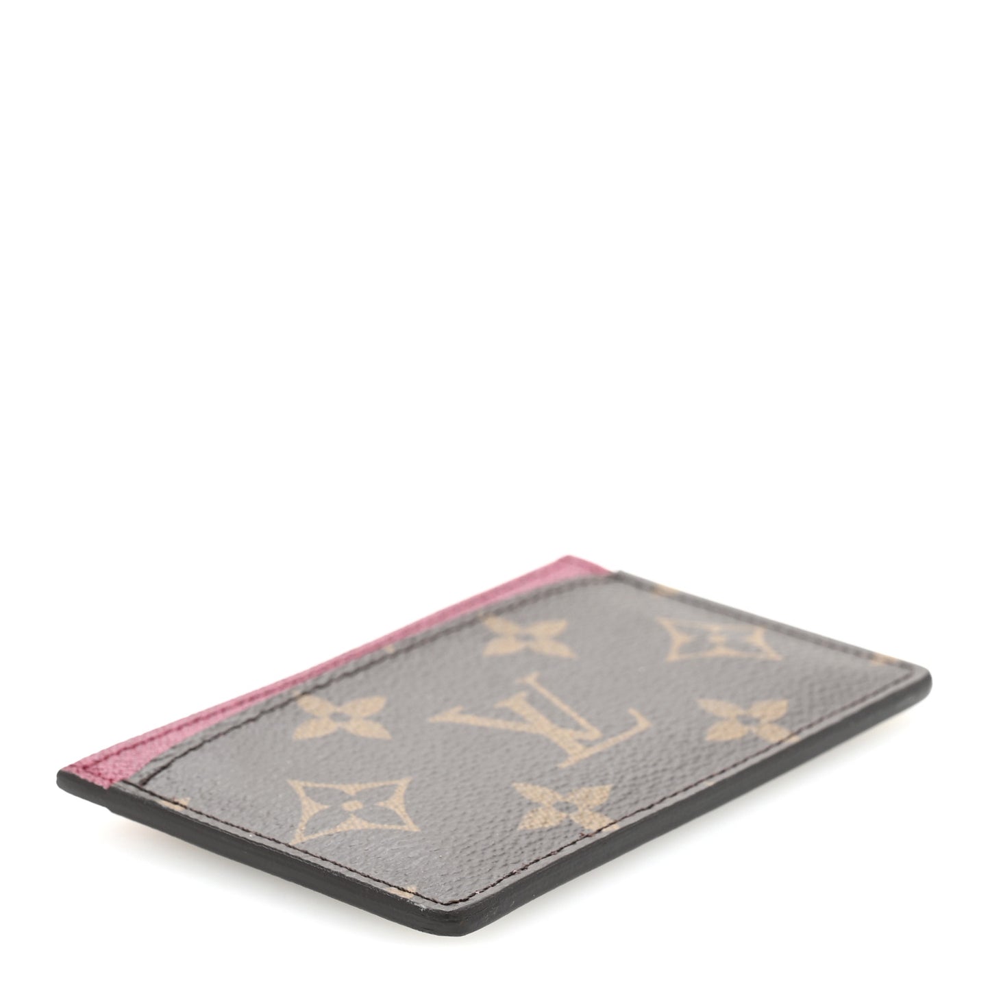 Monogram Card Holder Fuchsia