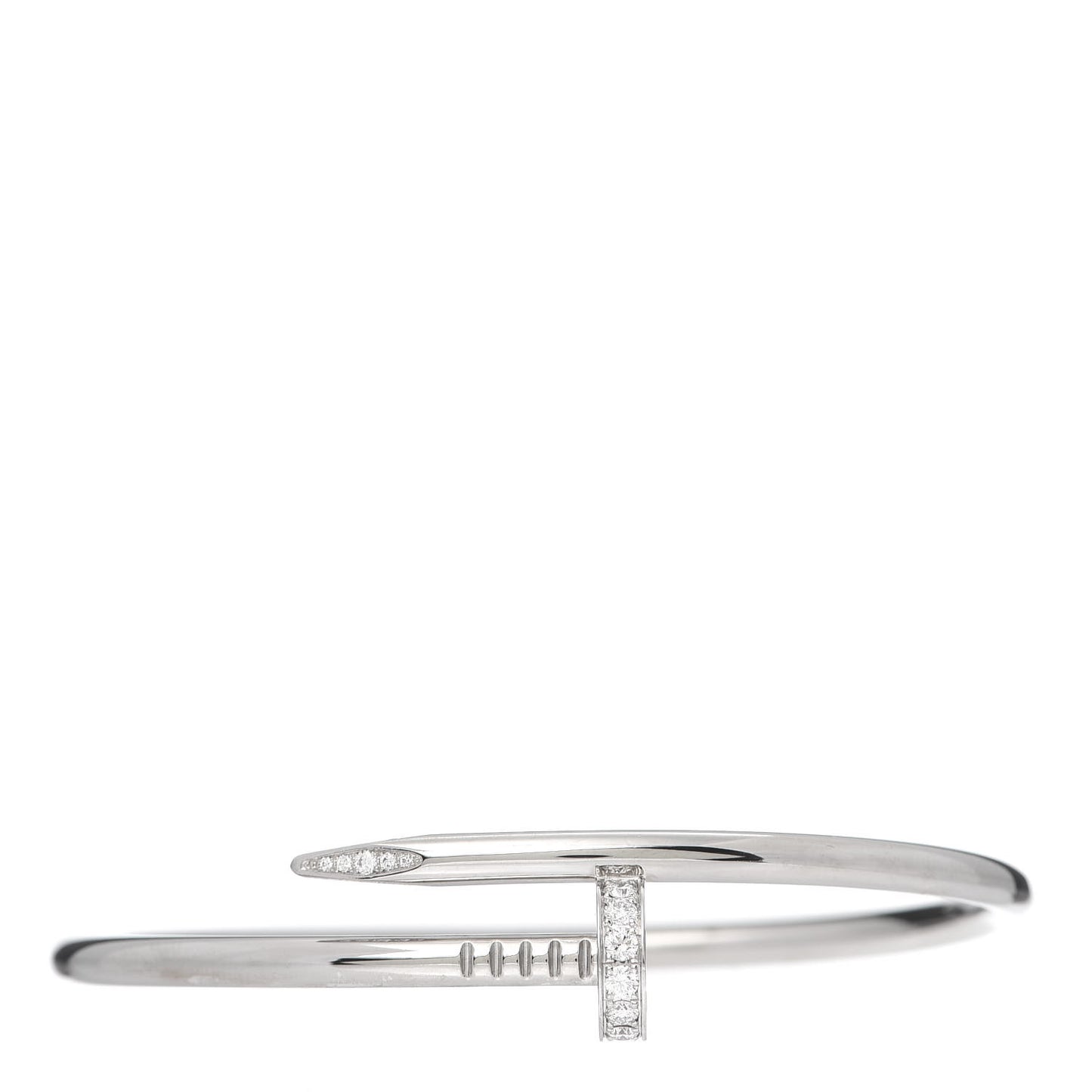 18K White Gold Diamond Juste Un Clou Bracelet 18