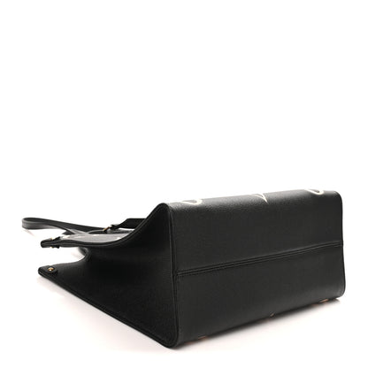 Louis Vuitton Empreinte Monogram Giant Onthego MM Black Beige 3 of 8