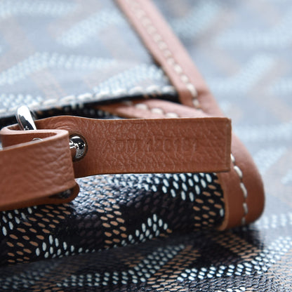 Goyard Goyardine Saint Louis PM Black Gold 7 of 7