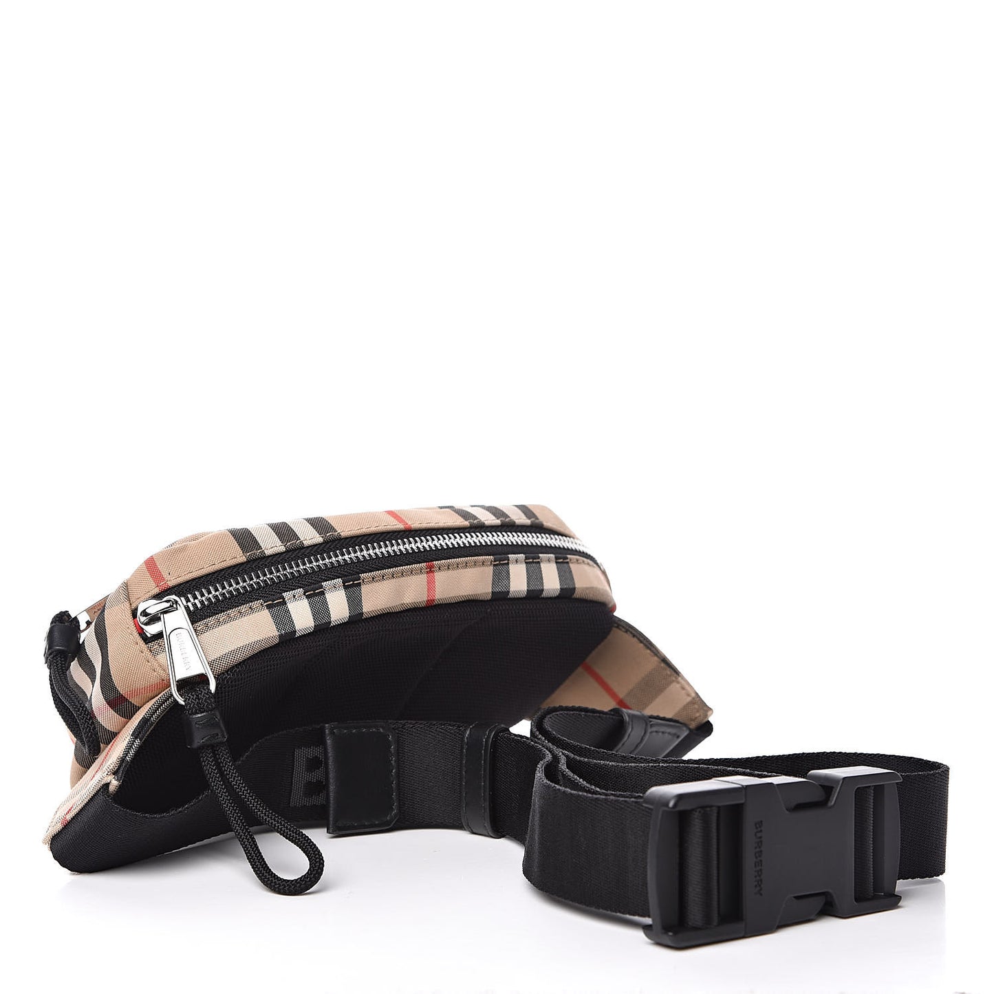 Nylon Vintage Check Small Cannon Bum Bag Archive Beige