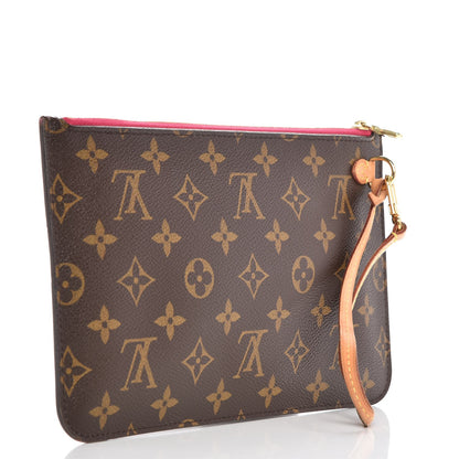 Louis Vuitton Monogram Neverfull MM GM Pochette Pivoine 3 of 10