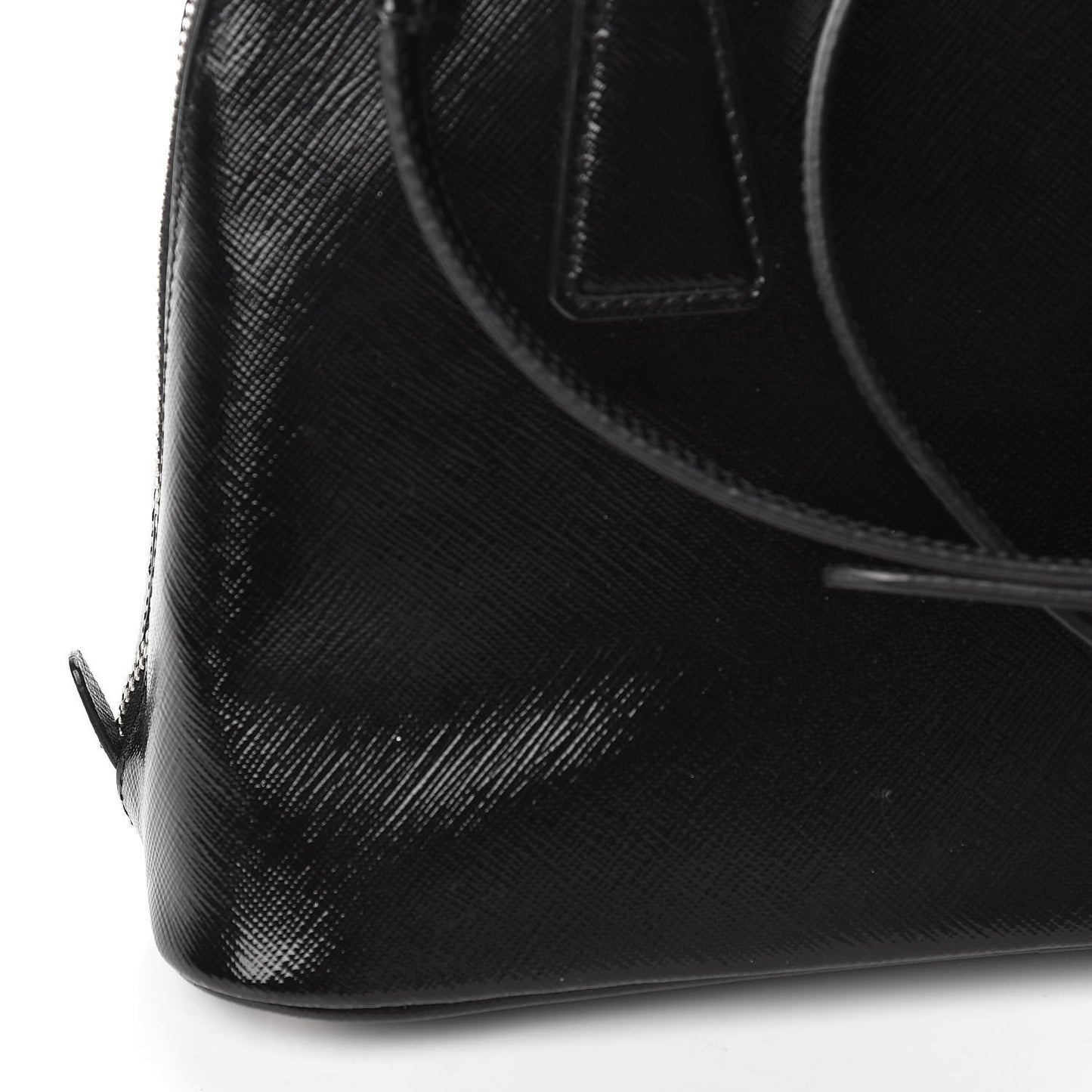 Saffiano Vernice Small Promenade Tote Black