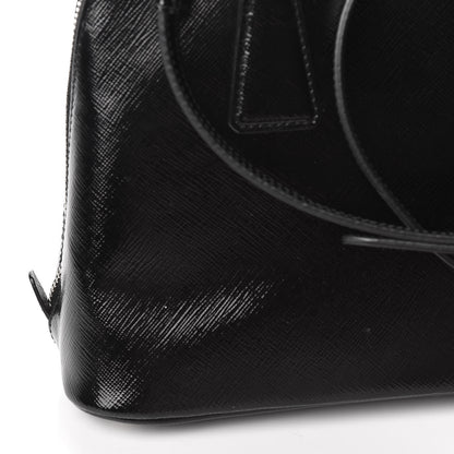 Prada Saffiano Vernice Small Promenade Tote Black 13 of 13
