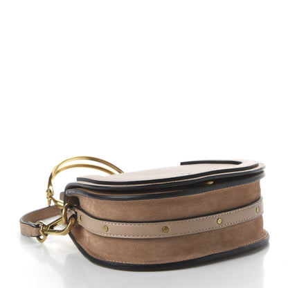 Chloe Calfskin Suede Small Nile Bracelet Bag Biscotti Beige 5 of 11