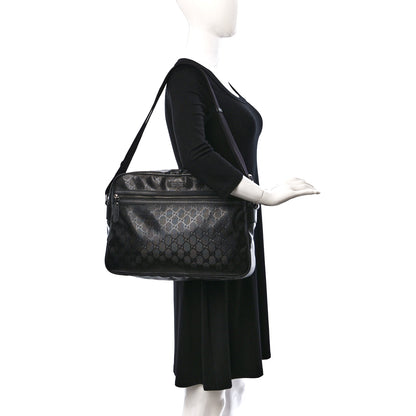 Gucci Imprime Monogram Large Messenger Bag Black 2 of 9