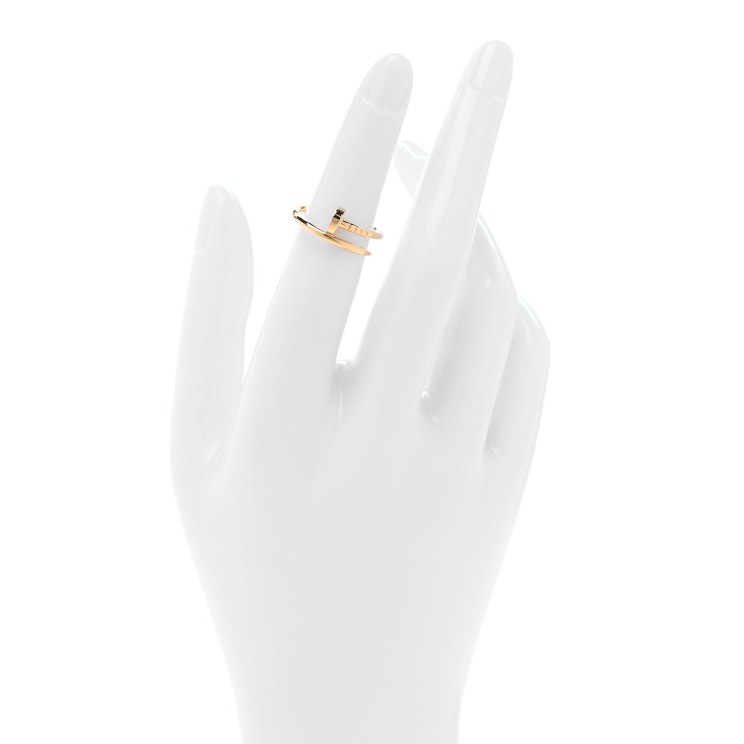 Cartier 18K Yellow Gold Small Juste Un Clou Ring 49 5 2 of 6