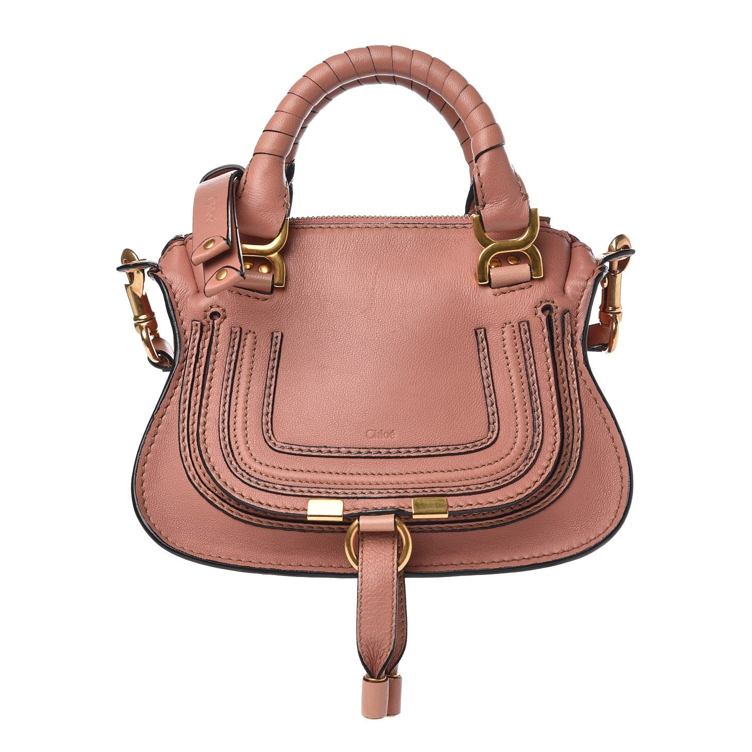 Chloe Calfskin Mini Marcie Satchel Waterlily 1 of 9
