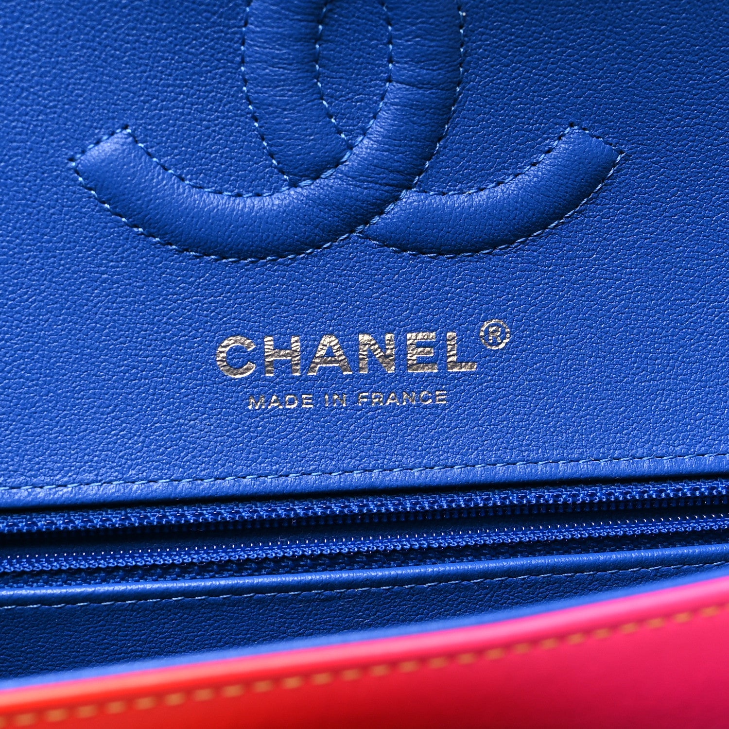 Chanel Calfskin Quilted Medium Rainbow Double Flap Multicolor 6 of 11