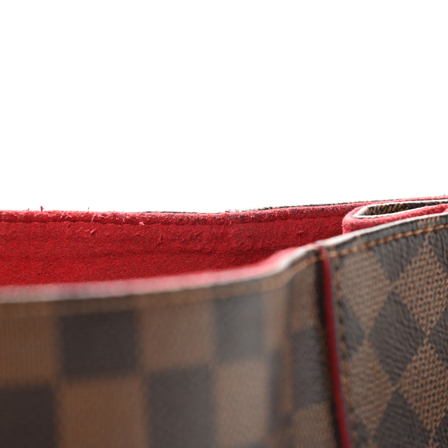 Damier Ebene Caissa Hobo Cherry