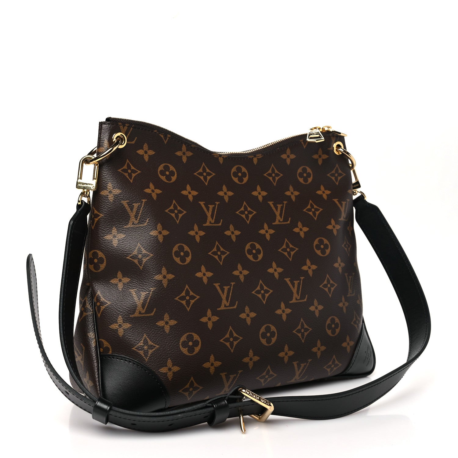 Louis Vuitton Monogram Odeon MM Black 3 of 9