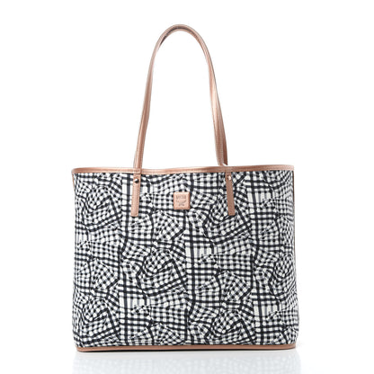 MCM Metallic Visetos Medium Reversible Shopper Tote Champagne Gold 3 of 18