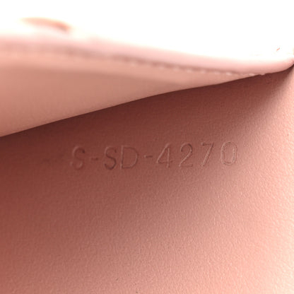 Celine Shiny Calfskin Small Triomph Wallet Antique Rose 8 of 14