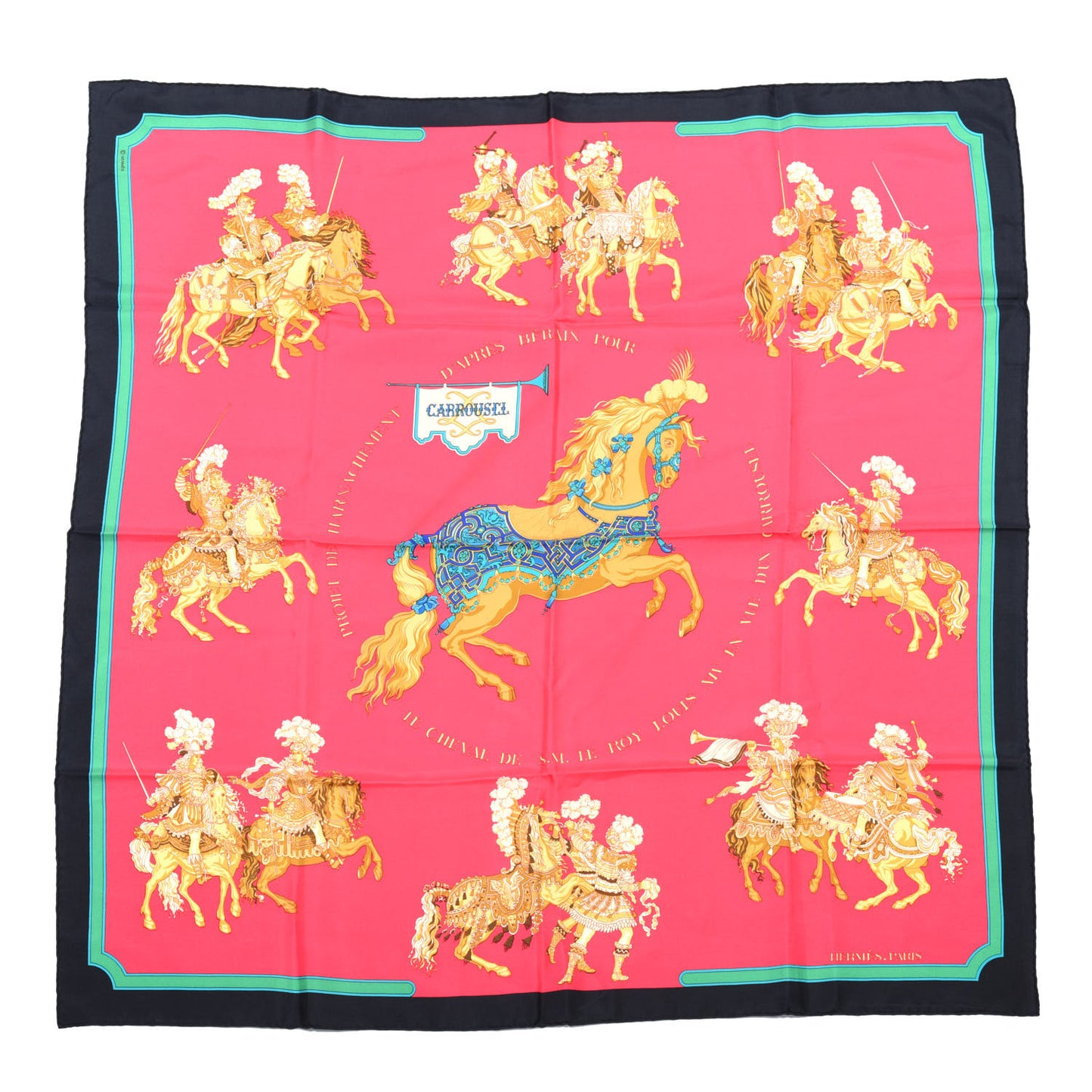 Silk Carrousel Scarf 90