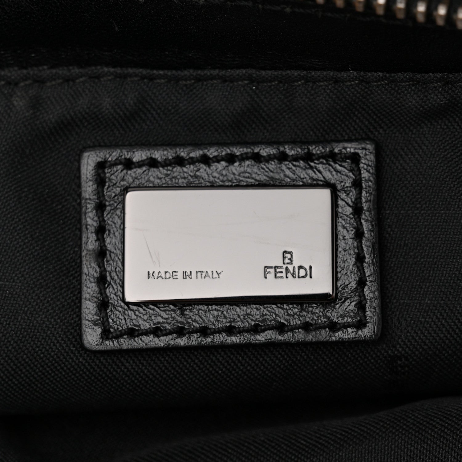 Fendi Zucca Pochette Black 6 of 9