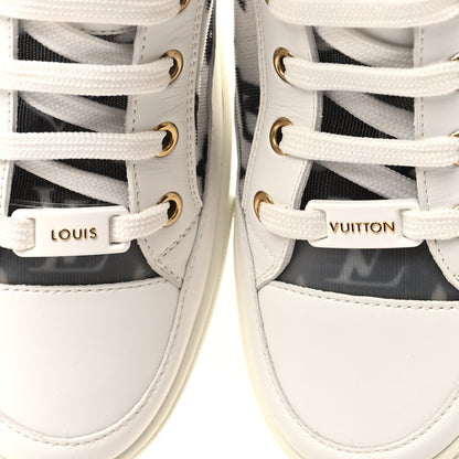 Louis Vuitton Technical Fabric Calfskin Monogram Stellar Sneakers 40 Black 8 of 8