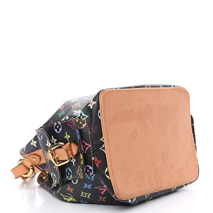 Louis Vuitton Monogram Multicolor Petit Noe Black 3 of 14