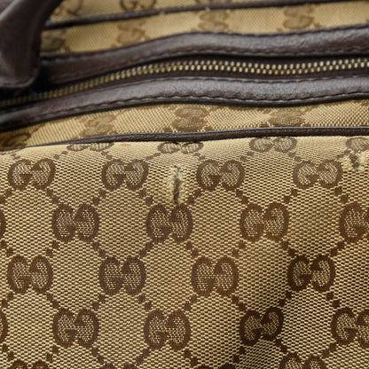 Gucci Monogram Medium Interlocking G Icon Boston Dark Brown 15 of 15